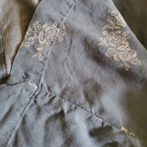 Target Wild Fable Romper Overalls blue floral - Picture 6 of 7